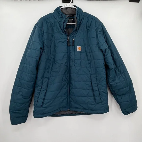 Carhartt teal blue defender jacket medium - Picture 1 of 4